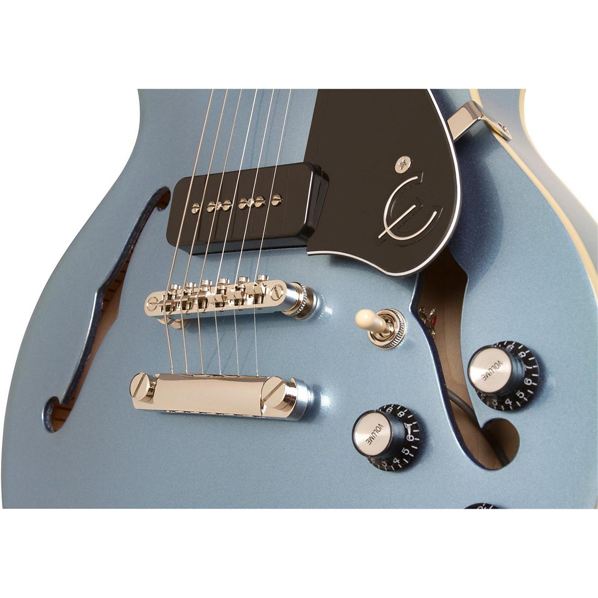 Epiphone Es339 P90 Pro Ltd Run 2014 Ch Pelham Blue - Guitare Électrique 1/2 Caisse - Variation 3