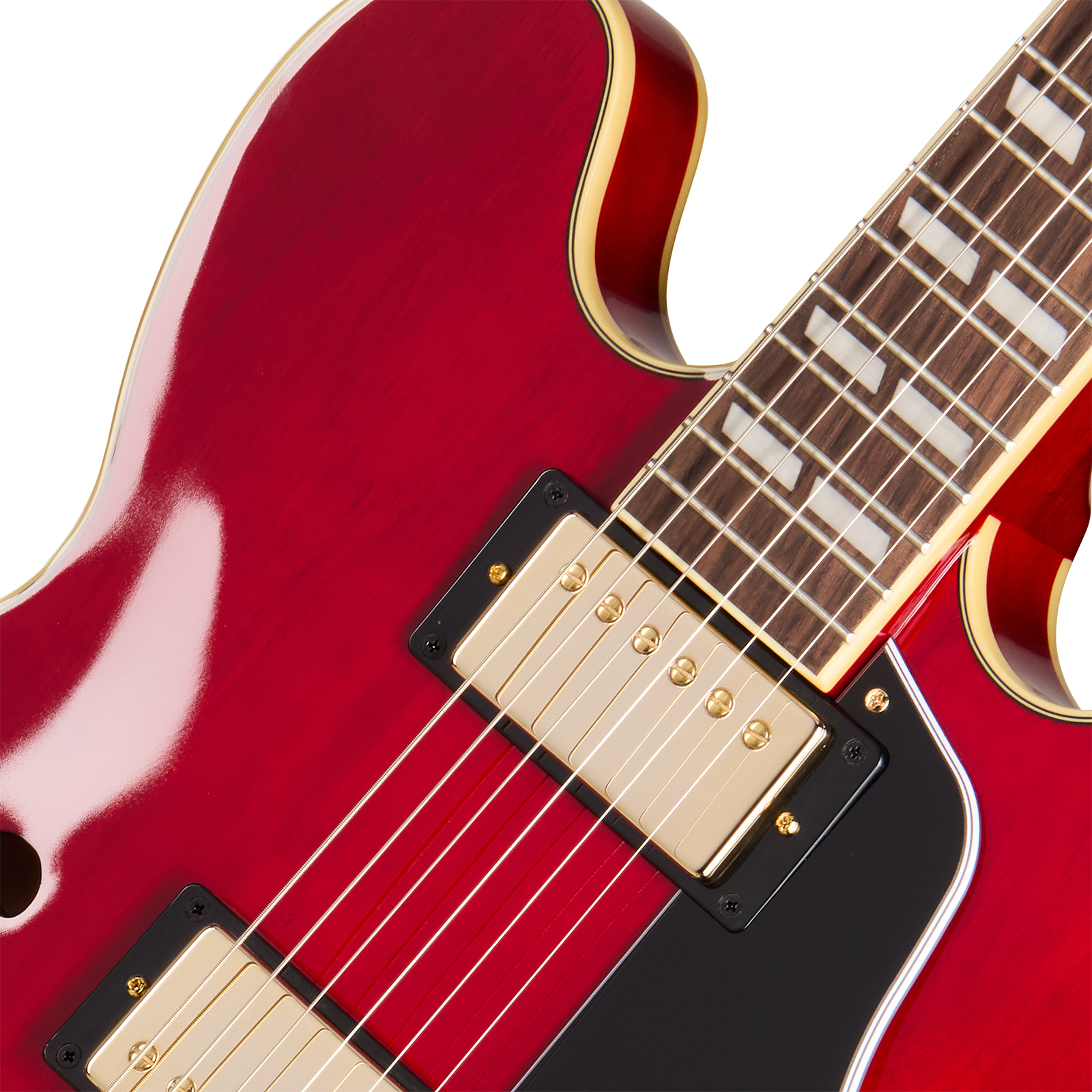 Epiphone Es345 Back To The Future Ltd 2h Trem Bigsby  Rw - Cherry Red - Guitare Électrique 1/2 Caisse - Variation 2