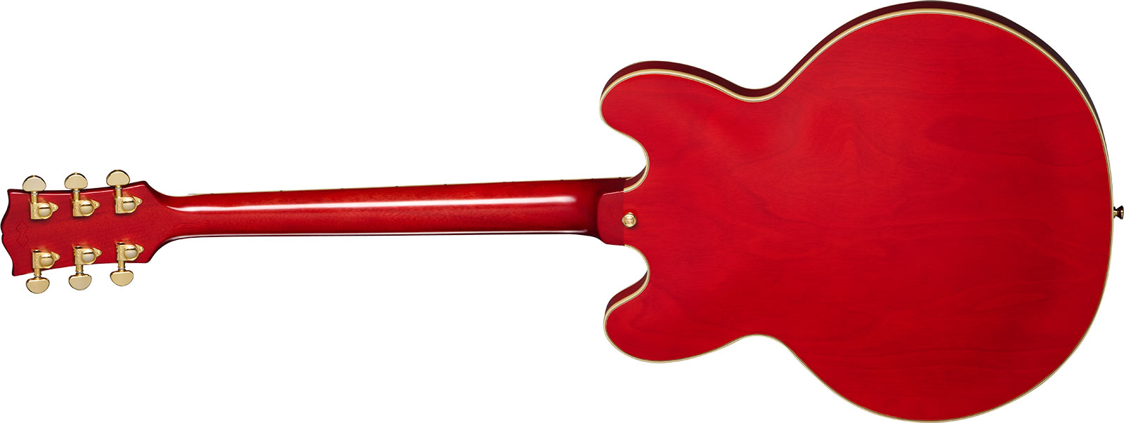 Epiphone Es355 1959 Inspired By 2h Gibson Ht Eb - Vos Cherry Red - Guitare Électrique 1/2 Caisse - Variation 1