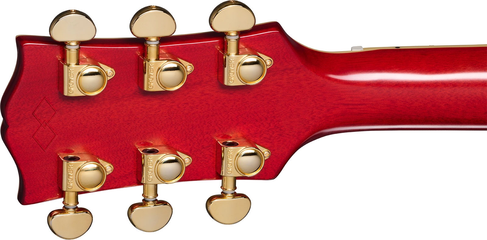 Epiphone Es355 1959 Inspired By 2h Gibson Ht Eb - Vos Cherry Red - Guitare Électrique 1/2 Caisse - Variation 4