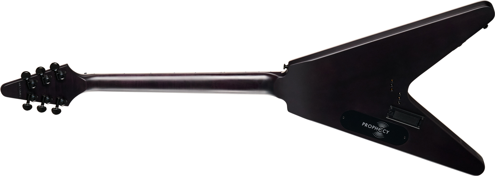 Epiphone Flying V Prophecy Modern 2h Eb - Orchid Bloom Satin - Guitare Électrique RÉtro Rock - Variation 1