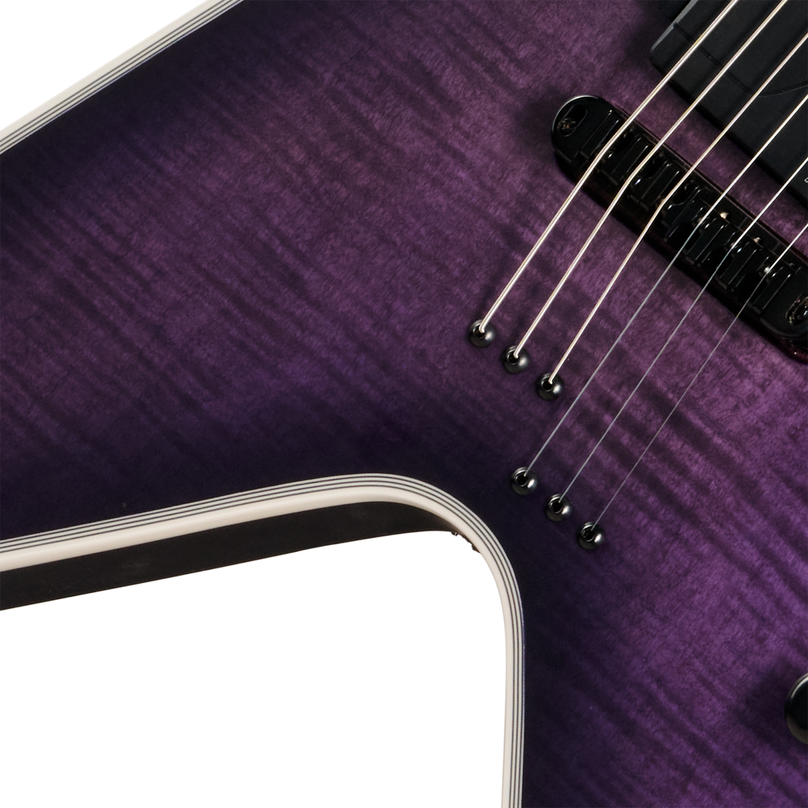 Epiphone Flying V Prophecy Modern 2h Eb - Orchid Bloom Satin - Guitare Électrique RÉtro Rock - Variation 2