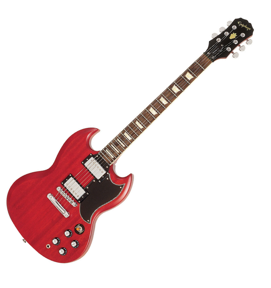 Epiphone G-400 Worn Ch - Worn Cherry - Guitare Électrique Double Cut - Variation 3