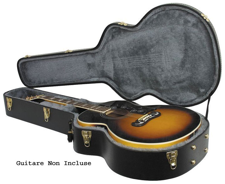 Epiphone Guit. Folk Jumbo Ou Jazz En Forme - Etui Guitare Acoustique - Variation 1