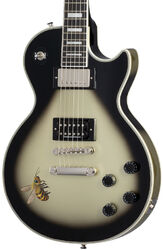 Guitare électrique single cut Epiphone Adam Jones Les Paul Custom Mark Ryden's Queen Bee - Antique silverburst