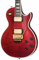 Guitare électrique single cut Epiphone Alex Lifeson Les Paul Axcess Custom - Ruby