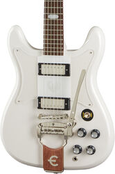 Guitare électrique rétro rock Epiphone Crestwood Custom - Polaris white