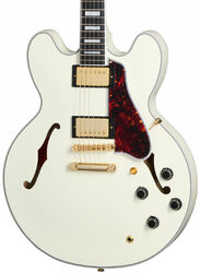 Guitare électrique 1/2 caisse Epiphone Inspired By Gibson 1959 ES-355 - Vos classic white