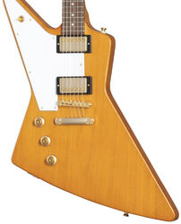 Original 1958 Explorer Korina White Pickguard LH - aged natural