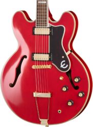 Guitare électrique 1/2 caisse Epiphone Masterbilt Gem Archer Sheraton - Cherry red