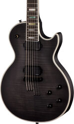 Guitare électrique baryton Epiphone Modern Les Paul Prophecy Baritone - Obsidian Storm Satin