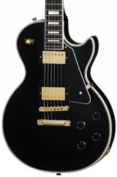 Guitare électrique single cut Epiphone Inspired By Gibson Les Paul Custom (490R/498T Pickups) - Ebony