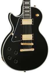 Guitare électrique gaucher Epiphone Les Paul Custom LH - Ebony