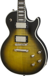 Guitare électrique single cut Epiphone Modern Prophecy Les Paul - Olive tiger aged