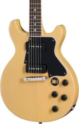 Guitare électrique double cut Epiphone 1960 Les Paul Special Double Cut Reissue - Tv yellow