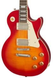 Guitare électrique single cut Epiphone 1959 Les Paul Standard Outfit - Aged dark cherry burst