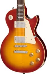 Guitare électrique single cut Epiphone Original Les Paul Standard 50s Figured - Washed cherry sunburst