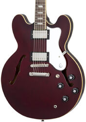 Guitare électrique 1/2 caisse Epiphone Noel Gallagher Riviera - Dark wine red