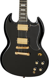 Guitare électrique double cut Epiphone SG Custom - Ebony