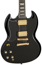 Guitare électrique gaucher Epiphone SG Custom LH - Ebony