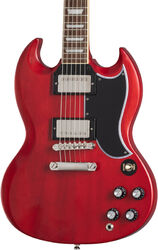 Guitare électrique double cut Epiphone 1961 Les Paul SG Standard - Aged sixties cherry