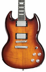 Guitare électrique double cut Epiphone Inspired By Gibson SG Modern Figured - Mojave burst
