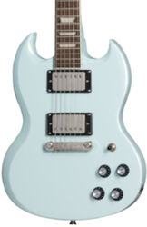 Guitare électrique double cut Epiphone Power Players SG - Ice blue