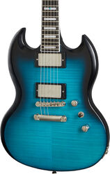 Guitare électrique double cut Epiphone Modern Prophecy SG - Blue tiger aged 