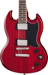 Guitare électrique double cut Epiphone Inspired By Gibson Modern Tribute SG - Cherry