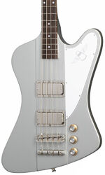 Basse électrique solid body Epiphone Thunderbird '64 - Silver mist