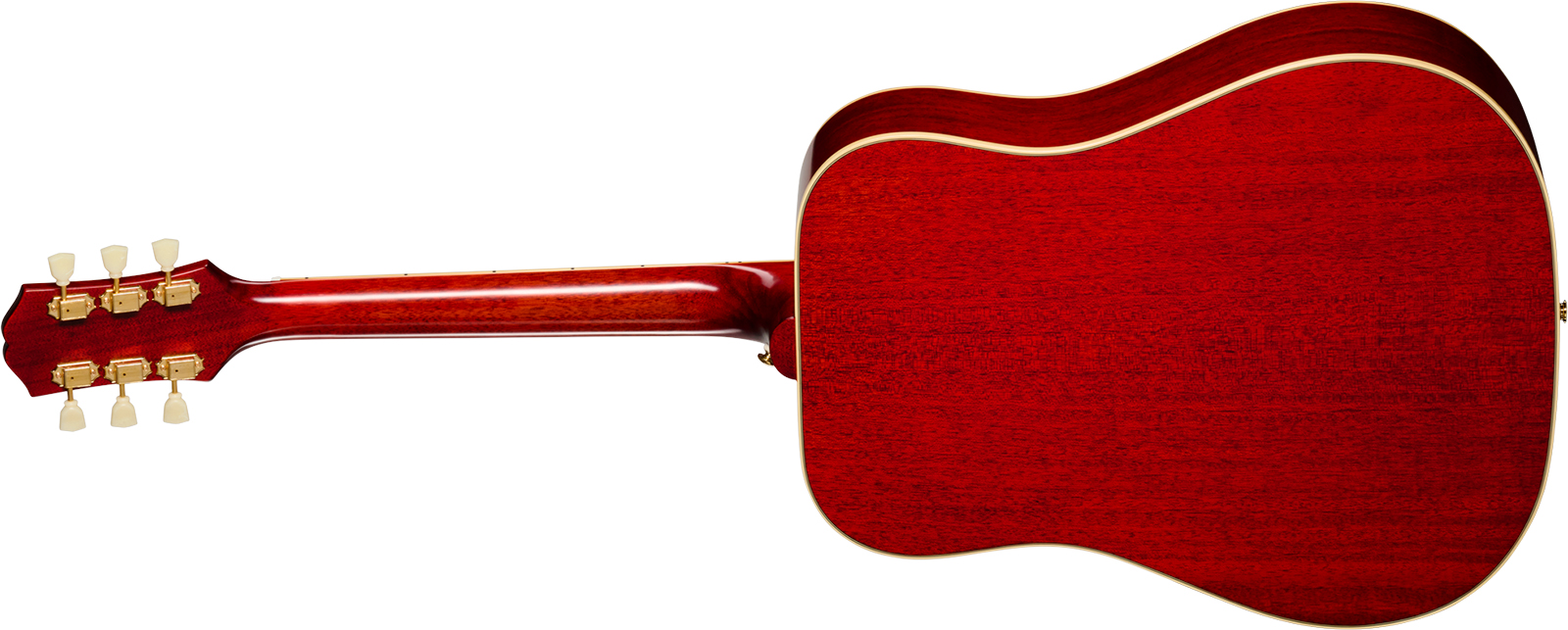 Epiphone Hummingbird Standard Ibg Dreadnought Epicea Acajou Rw - Cherry Sunburst - Guitare Folk - Variation 1