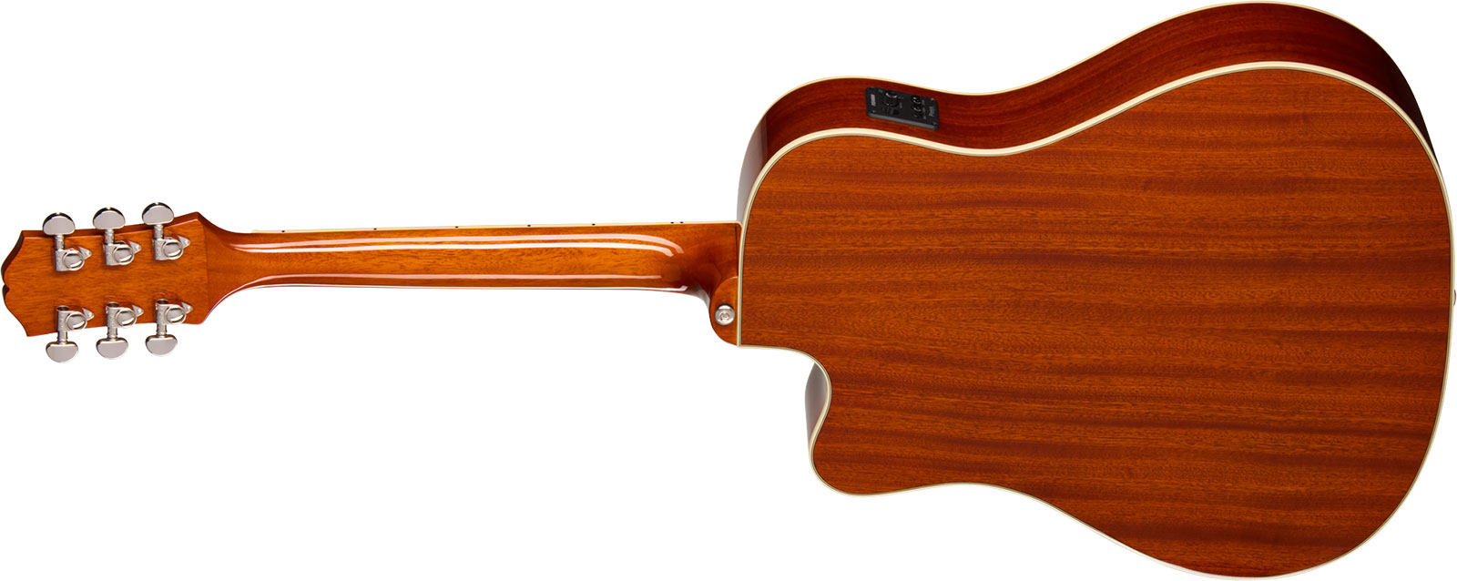 Epiphone Hummingbird Studio Ec Ibg Dreadnought Cw Epicea Acajou Rw - Heritage Cherry Sunburst - Guitare Folk - Variation 1