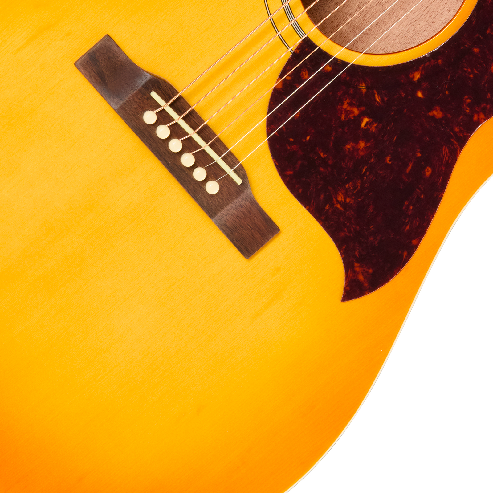 Epiphone Hummingbird Tribute Dreadnought Shsc Epicea Acajou Lau - Heritage Sunburst - Guitare Folk - Variation 3