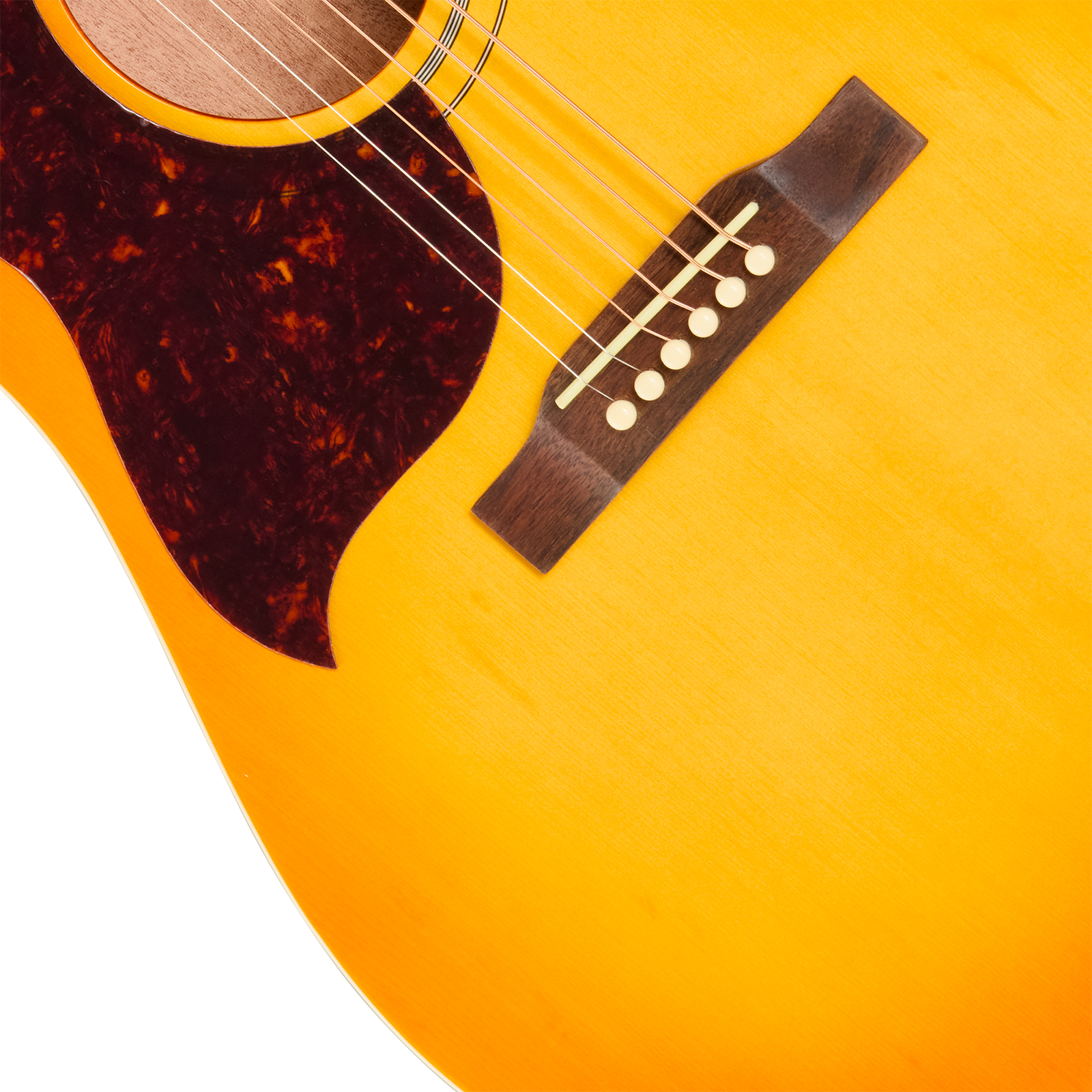Epiphone Hummingbird Tribute Lh Dreadnought Shsc Gaucher Epicea Acajou Lau - Heritage Sunburst - Guitare Folk - Variation 3