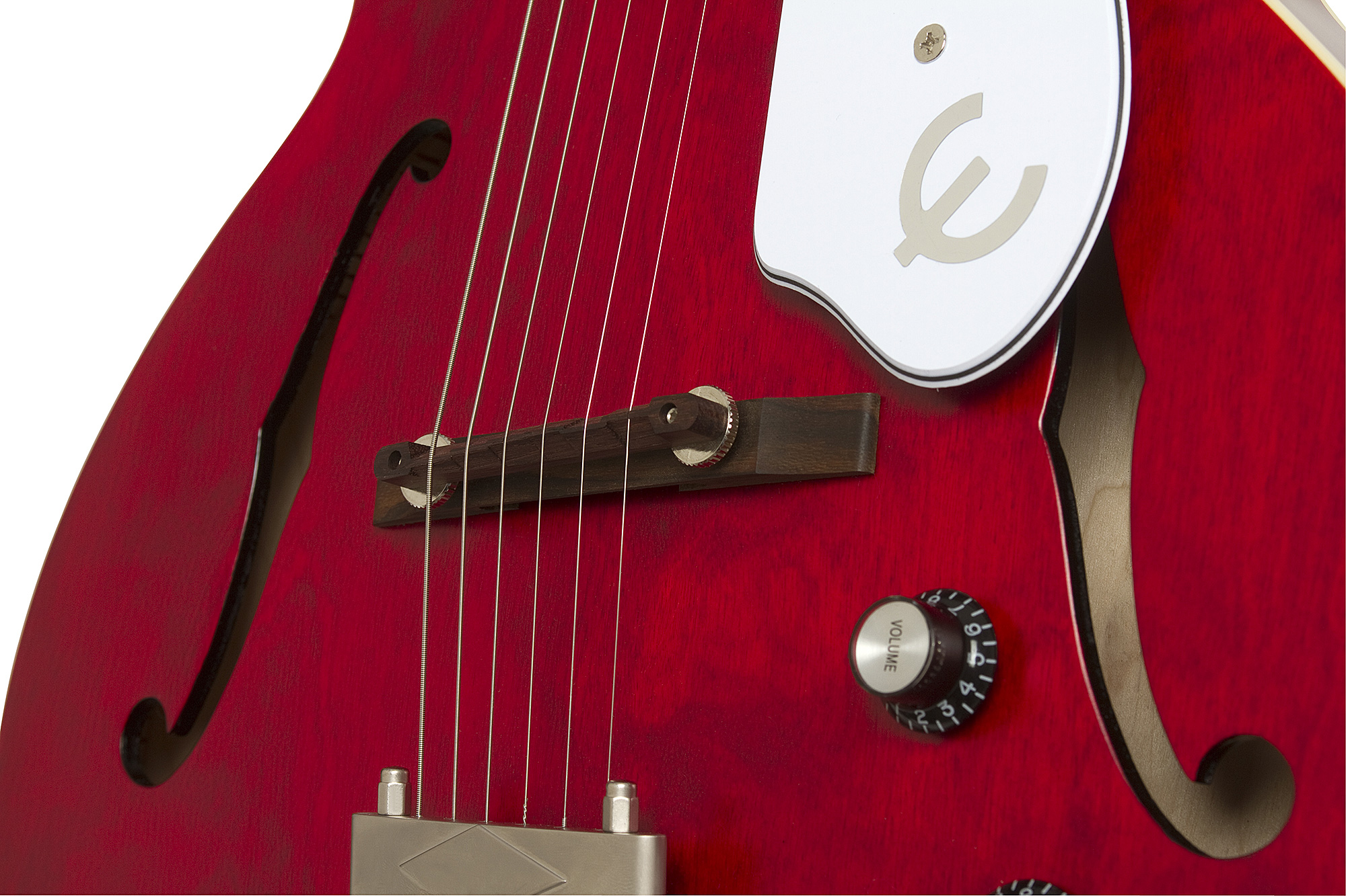 Epiphone Inspired By 1966 Century 2016 - Aged Gloss Cherry - Guitare Électrique 1/2 Caisse - Variation 3