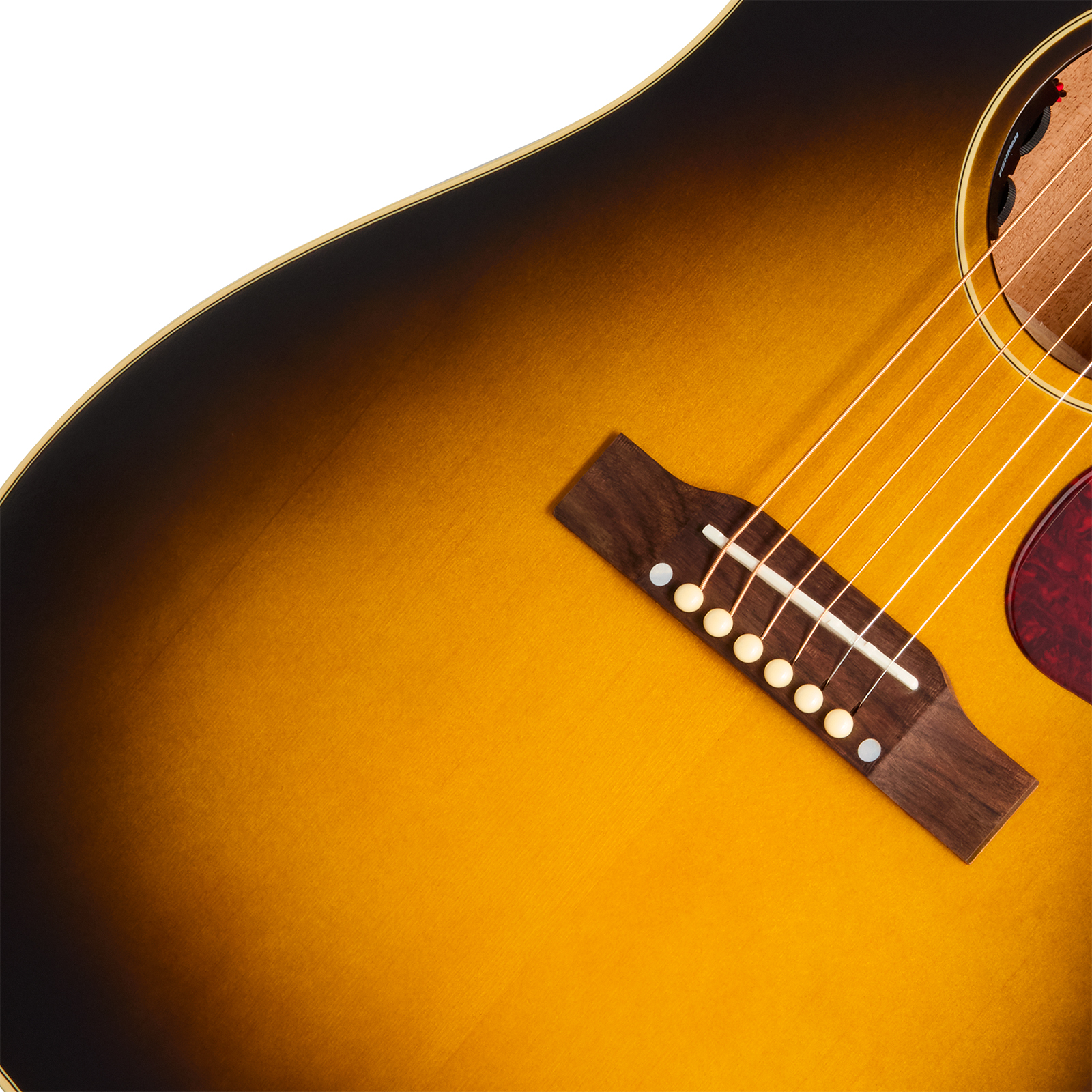 Epiphone J45 Standard Lh Ibg Dreadnought Gaucher Epicea Acajou Rw - Vintage Sunburst - Guitare Folk - Variation 3