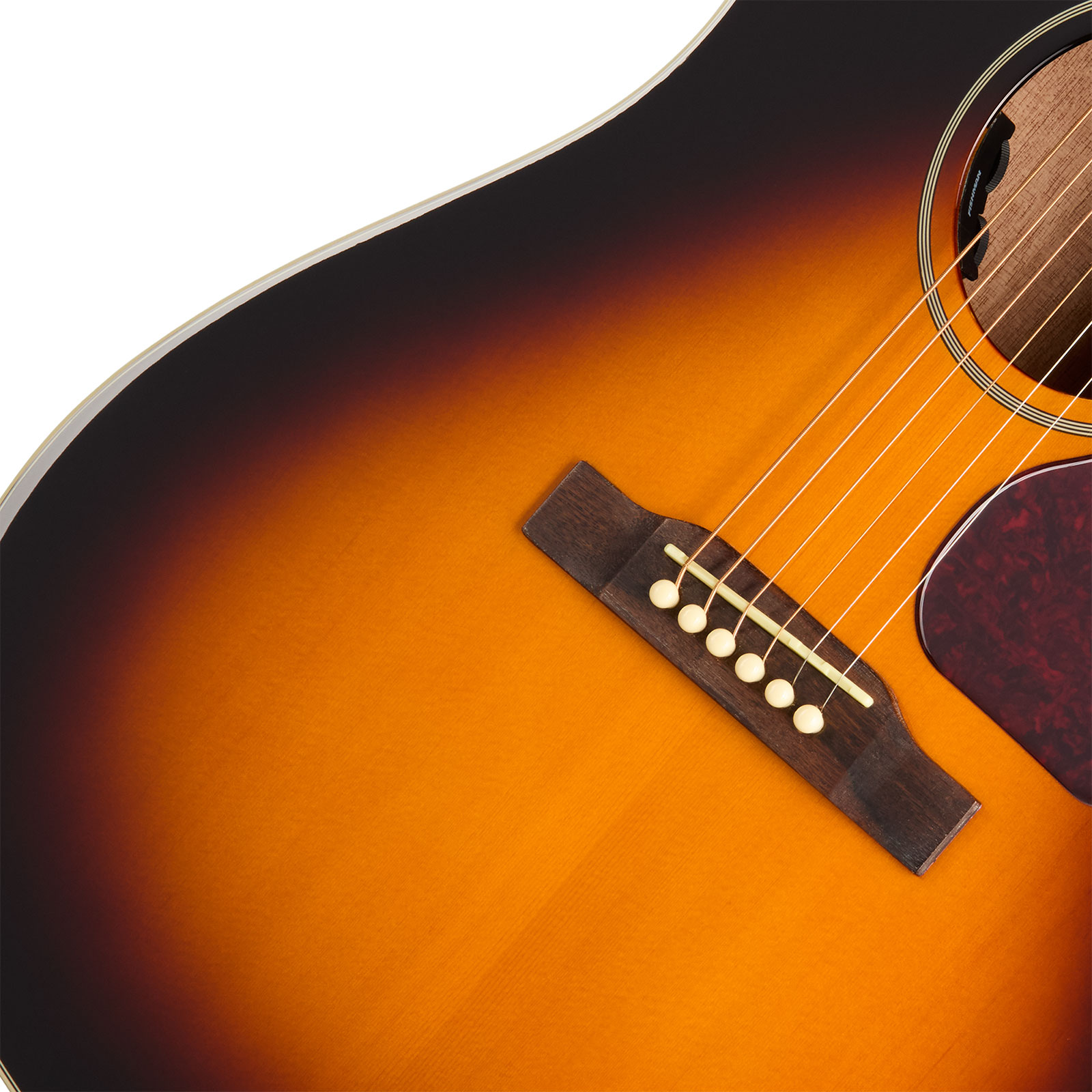 Epiphone J45 Studio Lh Gaucher Ibg Dreadnought Epicea Acajou Rw - Vintage Sunburst - Guitare Folk - Variation 3