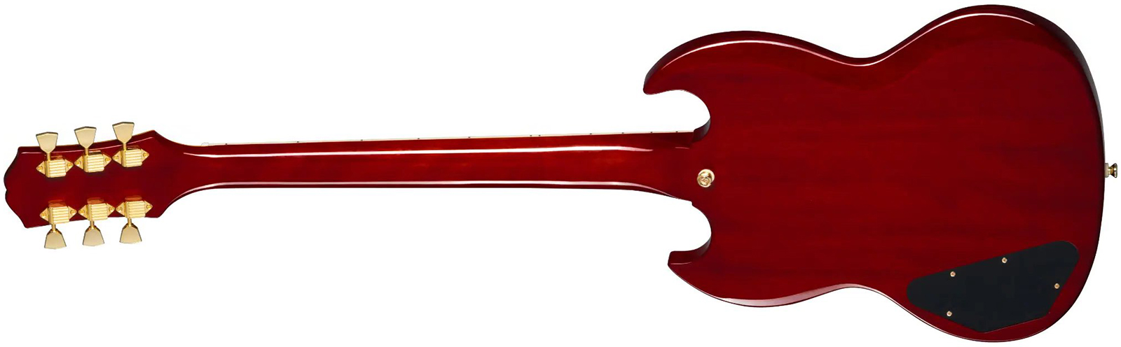 Epiphone Joe Bonamassa Sg Custom 1963 Signature 3h Trem Eb - Dark Wine Red - Guitare Électrique Signature - Variation 1