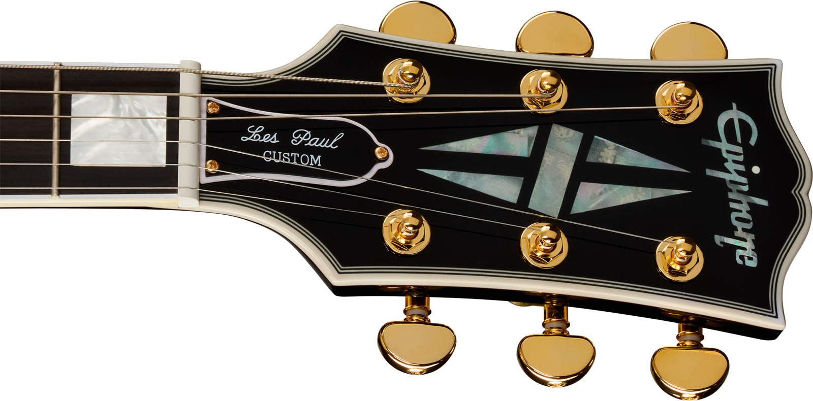 Epiphone Les Paul Custom Igc 2h Gibson Ht Eb - Sedona Burst - Guitare Électrique Single Cut - Variation 4