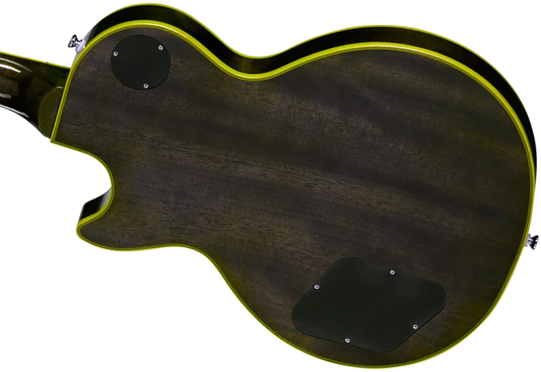 Epiphone Les Paul Custom Widow Ibg 2h Ht Eb - Yellow Burst - Guitare Électrique Single Cut - Variation 1