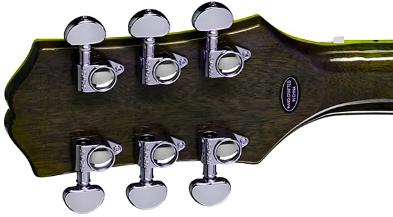 Epiphone Les Paul Custom Widow Ibg 2h Ht Eb - Yellow Burst - Guitare Électrique Single Cut - Variation 2
