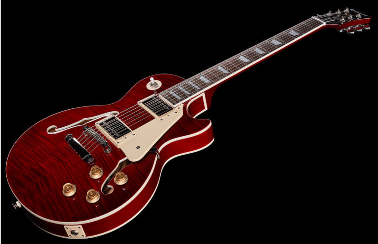 Epiphone Les Paul Es Pro 2016 - Wine Red - Guitare Électrique 1/2 Caisse - Variation 2