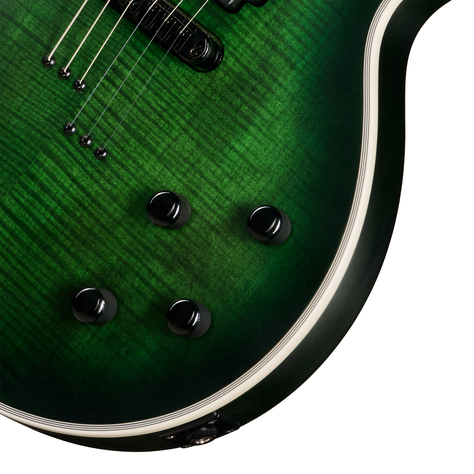 Epiphone Les Paul Prophecy Modern 2h Fishman Fluence Ht Eb - Forest Phantom Satin - Guitare Électrique Single Cut - Variation 3