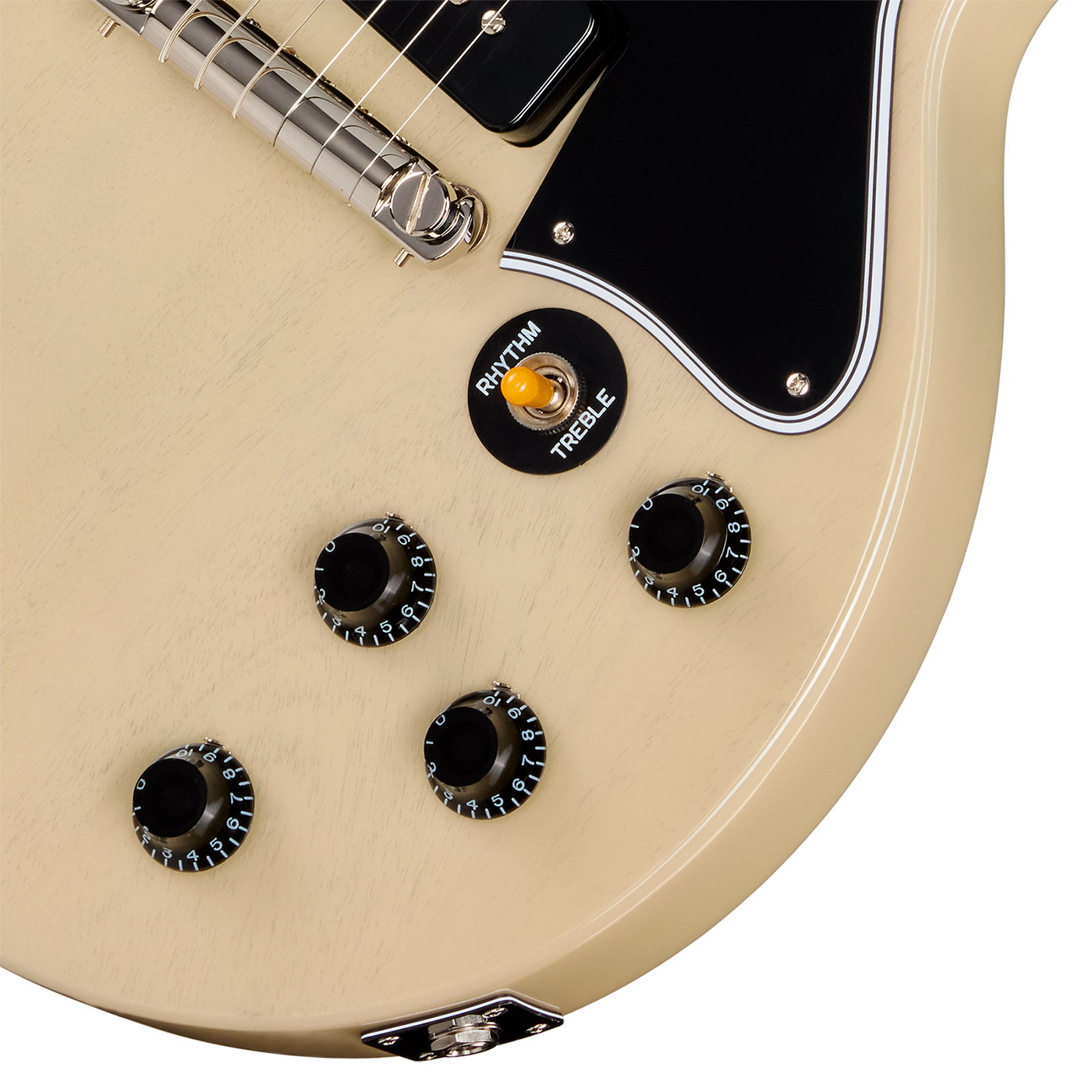 Epiphone Les Paul Special 1960 Dc Reissue Ibc 2s P90 Gibson Ht Rw - Tv White - Guitare Électrique Double Cut - Variation 3