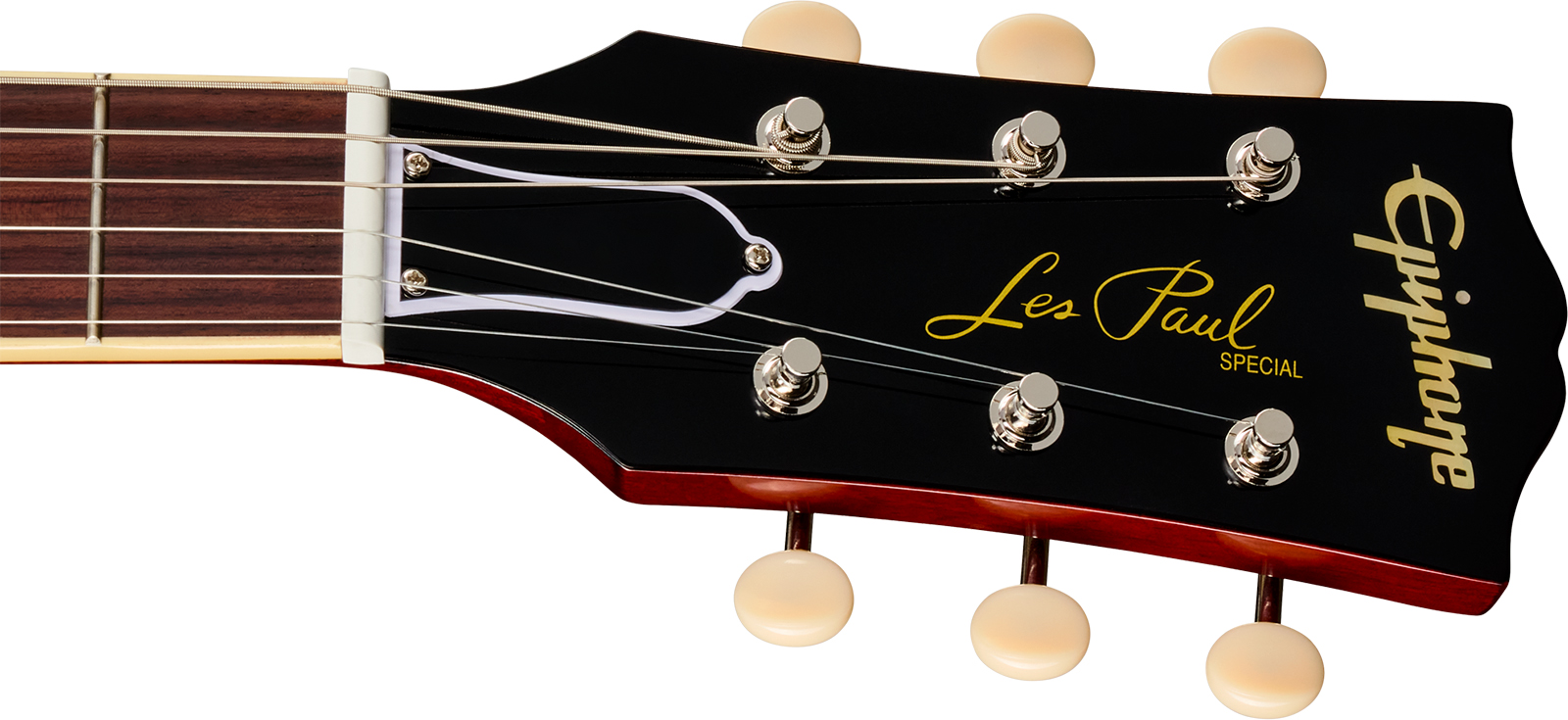 Epiphone Les Paul Special 1960 Dc Reissue Ibc 2s P90 Gibson Ht Rw - Cherry Red - Guitare Électrique Double Cut - Variation 4
