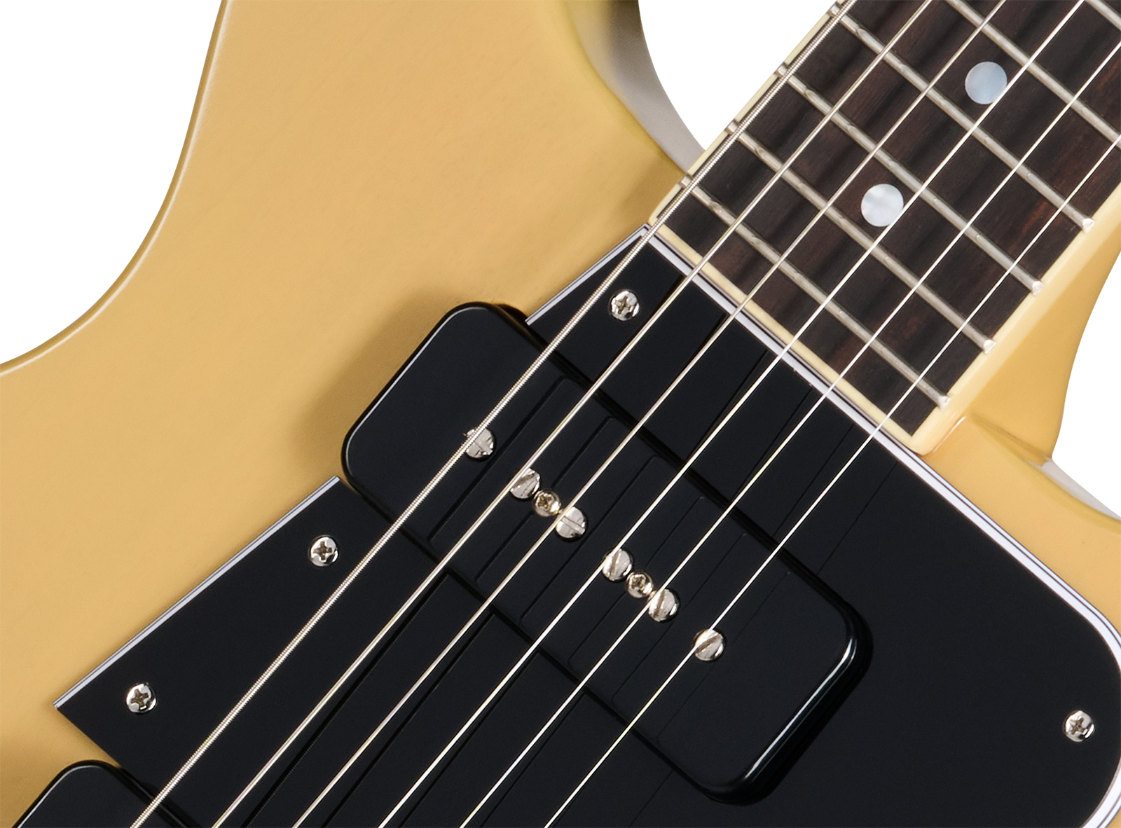 Epiphone Les Paul Special 1960 Dc Reissue Ins.by.g.c 2s P90 Gibson Ht Rw - Tv Yellow - Guitare Électrique Double Cut - Variation 3