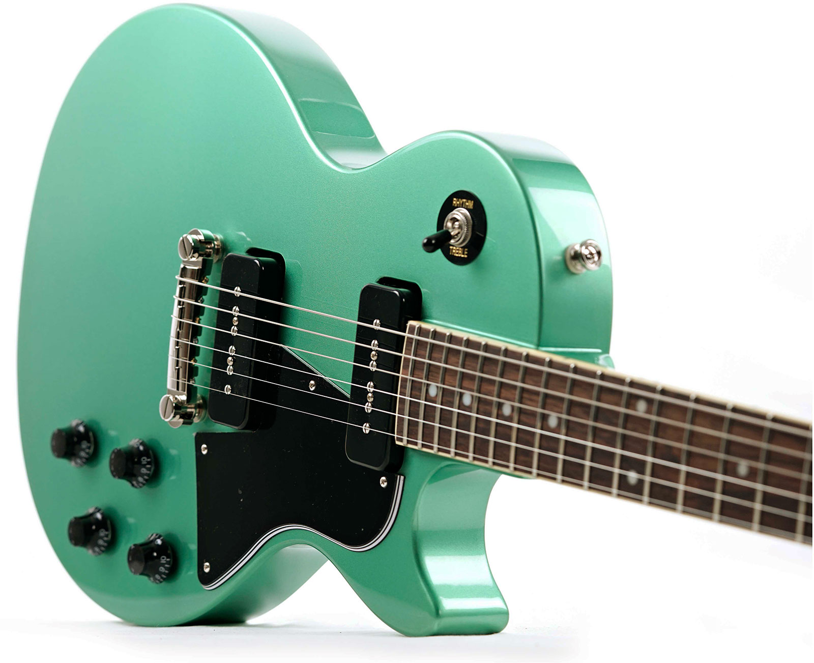 Epiphone Les Paul Special 2p90 Ht Lau - Inverness Green - Guitare Électrique Double Cut - Variation 2