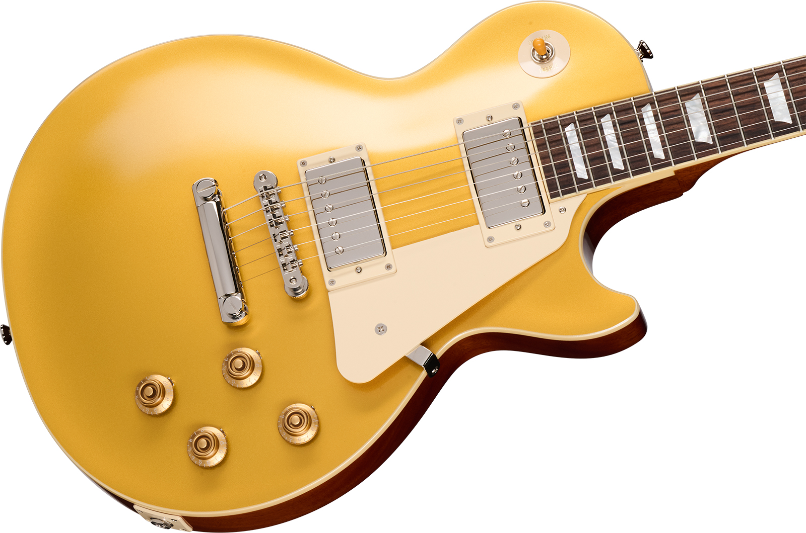 Epiphone Les Paul Standard 1957 Goldtop Reissue Ins.by.g.c 2h Gibson Ht Rw - Antique Gold - Guitare Électrique Single Cut - Variation 3