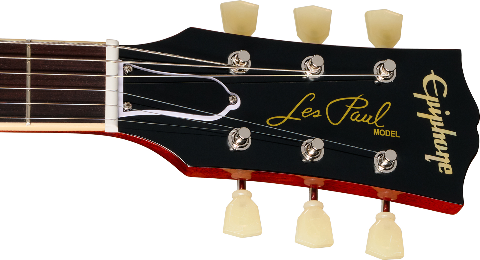 Epiphone Les Paul Standard 1959 Reissue Igc 2h Gibson Ht Rw - Golden Poppy Burst - Guitare Électrique Single Cut - Variation 4