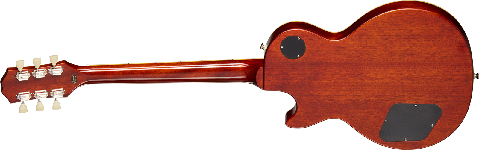 Epiphone Les Paul Standard 50s Figured Ibg Original 2h Ht Rw - Washed Cherry Sunburst - Guitare Électrique Single Cut - Variation 1